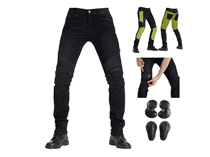 Biker Jeans for Men Motorcycle Riding Pants