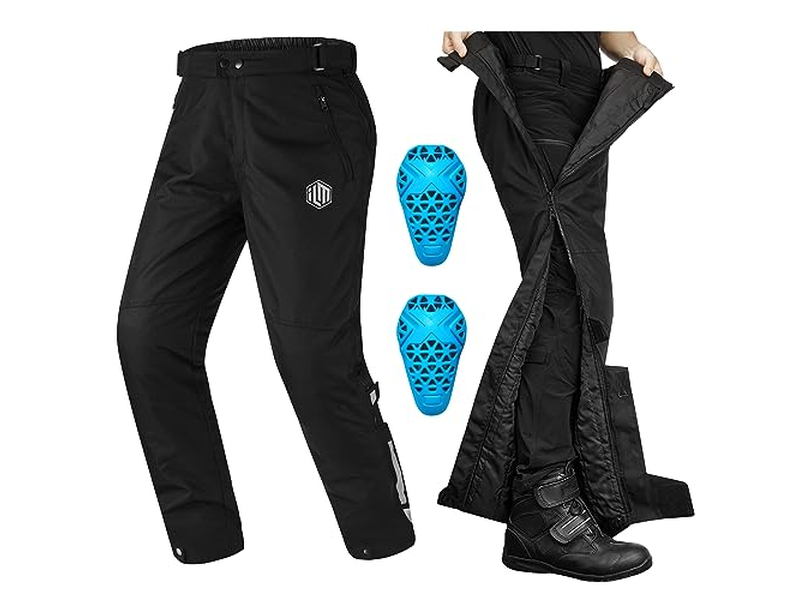 Detachable Winter Motorcycle Riding Pants Men