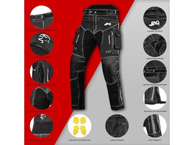 Dual Sport Motocross Pants, with Armor Impact Protection