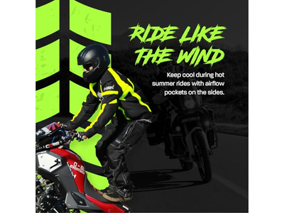 Dual Sport Motorcycle Pants for Men with Water Resistant Cordura Textile