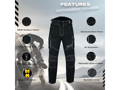Durable Motorbike Cargo Trousers