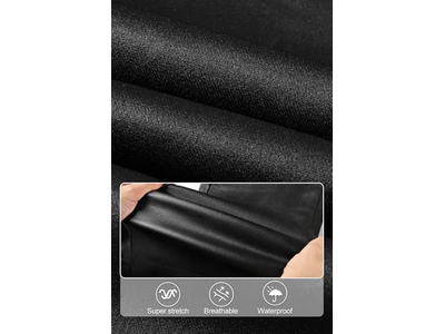 Faux Leather Cargo Pants Flared Bell Bottoms with Pockets