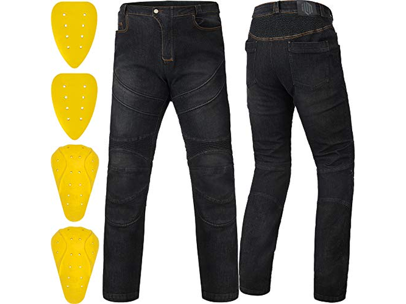 IDirt Bike Pants for Men CE Armored Motocross Riding Gear Jeans