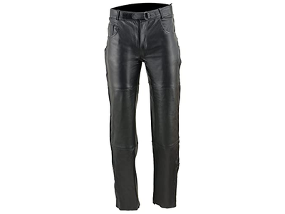 Leather Men's Premium Classic Casual Leather Motorcycle Riding Pants