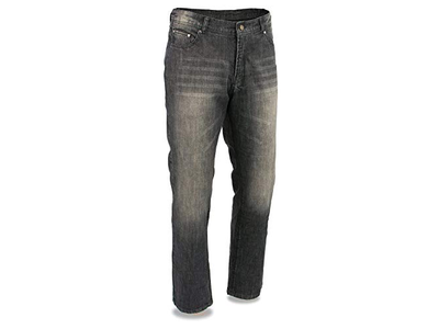 Men's Black Armored Motorcycle Riding Denim Jeans