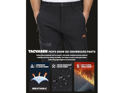 Men's Snow Ski Pants Windproof Snowboard Pants