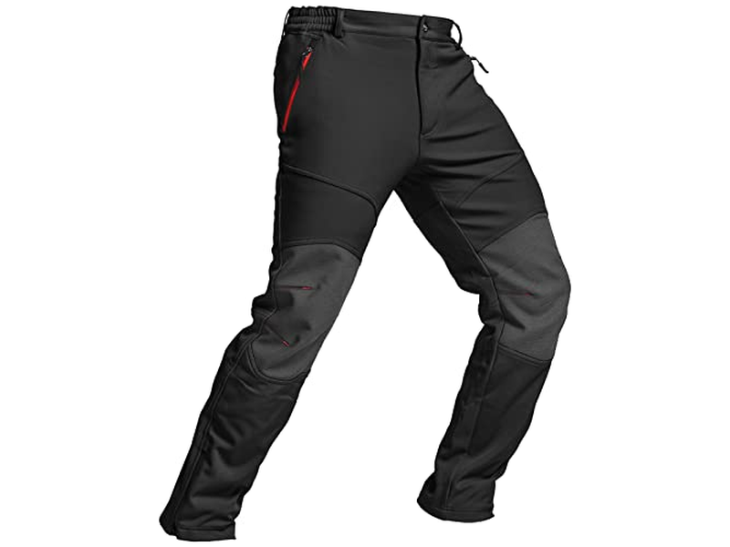 Men's Snow Ski Snowboard Waterproof Softshell Cargo Pants