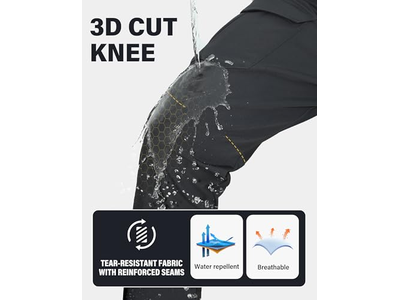 Men's Waterproof Cargo Hiking Pants