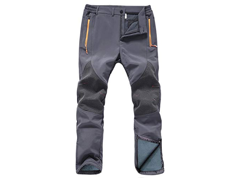 Mens Snow Ski Waterproof Softshell Snowboard Pants 