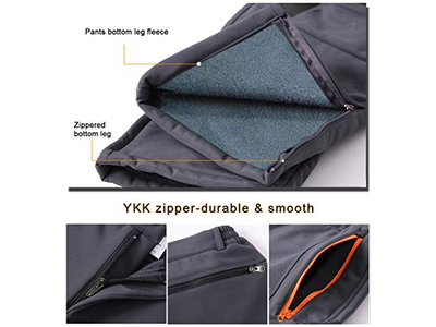 Mens Snow Ski Waterproof Softshell Snowboard Pants 