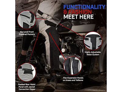 Mesh Motorcycle Pants for Men-Motocross Pants