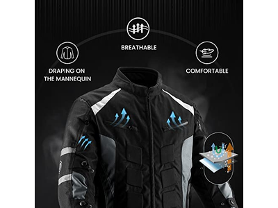 Motorcycle Jacket with CE Armor for Men Enduro Touring 