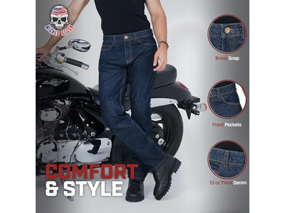 Motorcycle Jeans for Men-CE LEVEL2 Armor