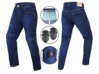 Motorcycle Jeans for Men with Aramid