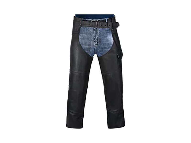 Motorcycle Leather Chaps for Men and Women
