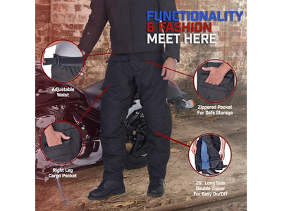 Motorcycle Pants for Men-Dual Sport Dirt Bike Gear Pants