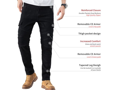 Motorcycle Pants for Men Motocross Riding Pant