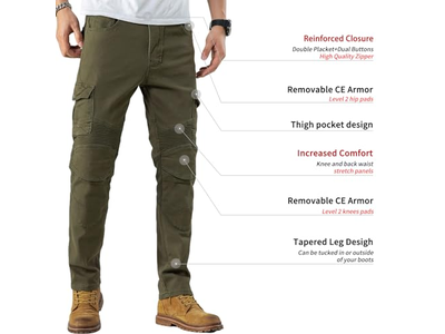 Motorcycle Pants for Men Motocross Riding Pants