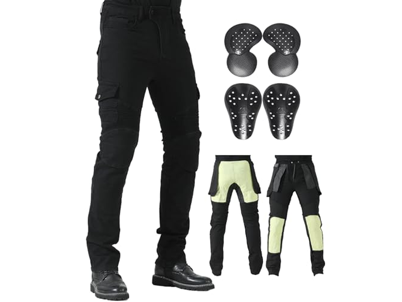 Motorcycle Pants for Men with Protective Lining