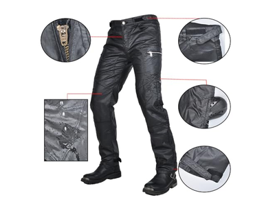 Motorcycle Pants for Men with Water Resistant Textile Fabric