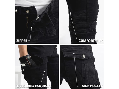 Motorcycle Pants Motorbike Riding Denim Jeans