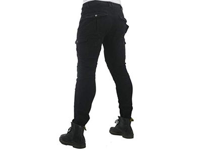 Motorcycle Riding Jeans with 4 X Knee Hip Armor Pads