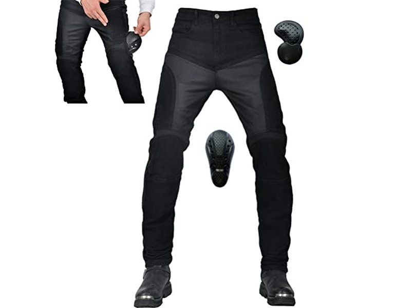 Motorcycle Riding Pants for Men Summer Mesh Motocross Racing Jeans