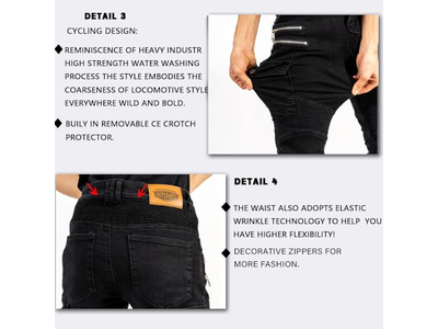 Motorcycle Riding Pants Motorbike Motocross Cycling Jeans