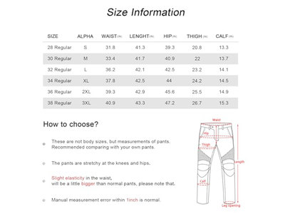 Riding Pants Motorbike Motocross Cycling Jeans