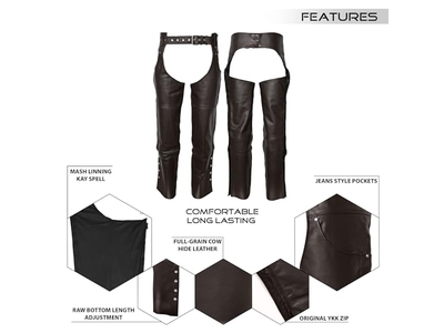 Touch&Torn Chaps for Men 