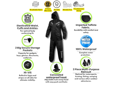 Waterproof Outdoors Motorcycle Rain Suits