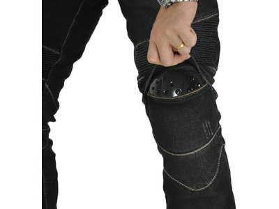 Winter Motorcycle Pants Plus Velvet Motorbike Jeans 