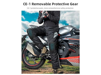 Winter Motorcycle Pants with Armor 