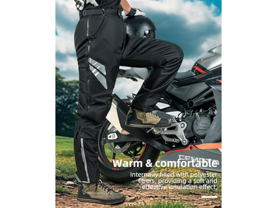 Winter Motorcycle Pants with Armor 