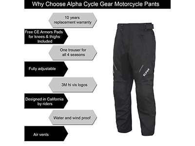 All Season Motorcycle Pants Men Motocross Offroad Overpants