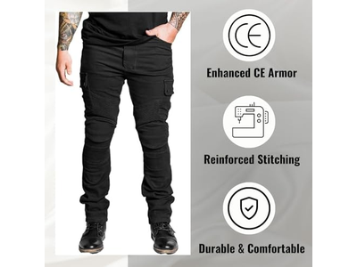 Clothing Protective Motorcycle Riding Pants Removable CE Armor