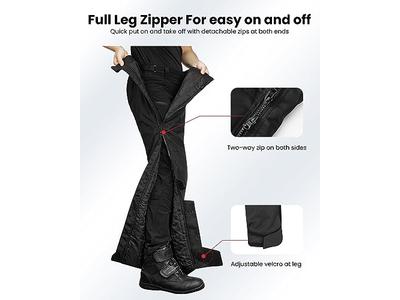 Detachable Winter Motorcycle Riding Pants Men