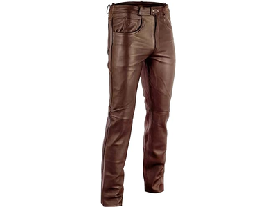 Genuine Cowhide Biker Bomber Cowboy Leather Pants