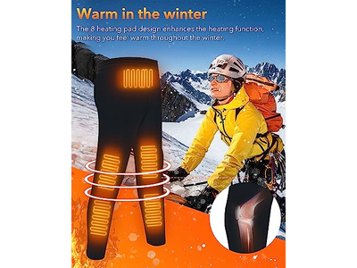 Heated Pants for Men Women, 8 Heated Zones