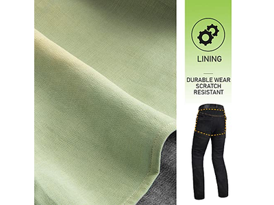 IDirt Bike Pants for Men CE Armored Motocross Riding Gear Jeans