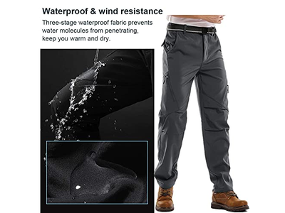 Kidden Mens Waterproof Hiking Pants