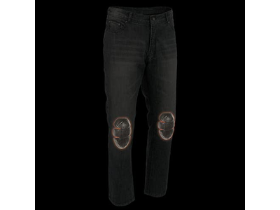 Leather Men's Motorcycle Armored Riding Denim Jeans