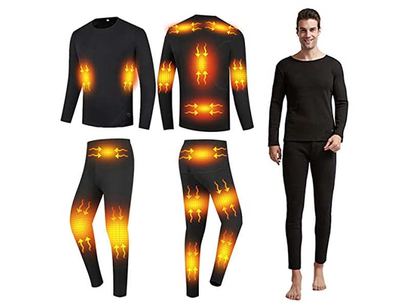 Men's Heated Thermal Underwear Set