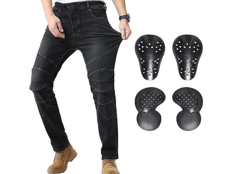 Men's Motorcycle Pants Motocross Riding Jeans