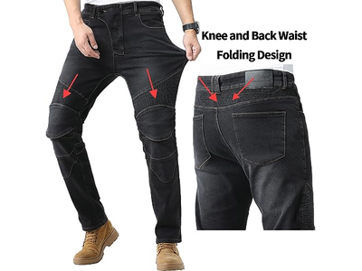 Men's Motorcycle Pants Motocross Riding Jeans