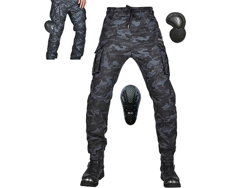 Men's Motorcycle Riding Pants with CE Armor Protection