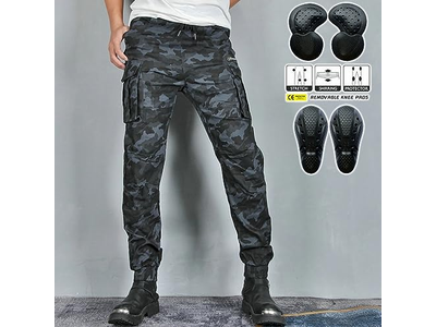 Men's Motorcycle Riding Pants with CE Armor Protection