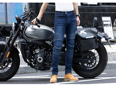 Men's Protective Motorcycle Jeans with CE Armor