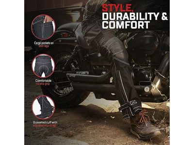 Mens Waterproof Armored Motorcycle Riding