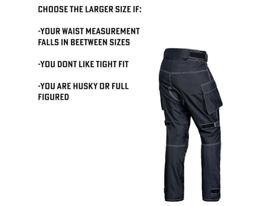 Mens Waterproof Armored Motorcycle Riding Dual Sport Pants